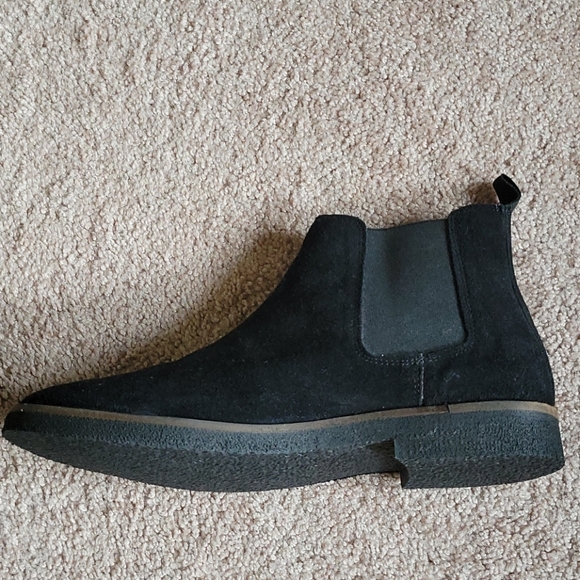 Walk London Chelsea Boots in Black Suede Size 10 - Picture 2 of 5